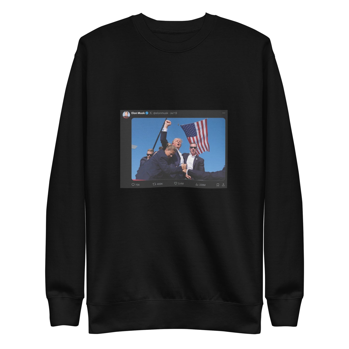 Trump Attempt Unisex Sweatshirt